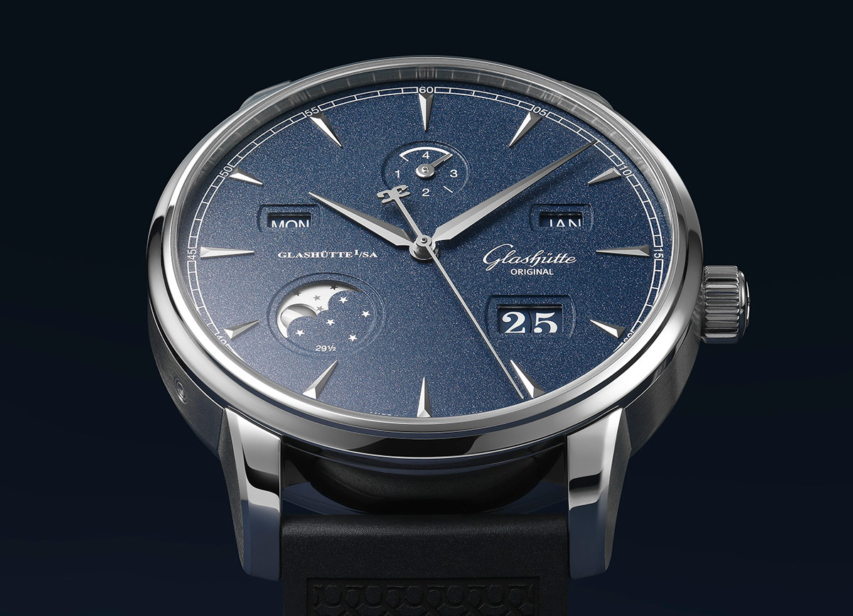 格拉苏蒂 Unique Senator Excellence Perpetual Calendar Bucherer “Blue Editions”