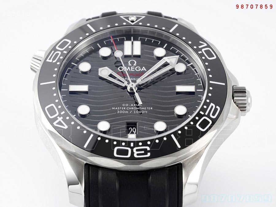 ZF厂欧米茄海马系列300M黑圈黑盘款复刻腕表是否会一眼假-ZF手表如何