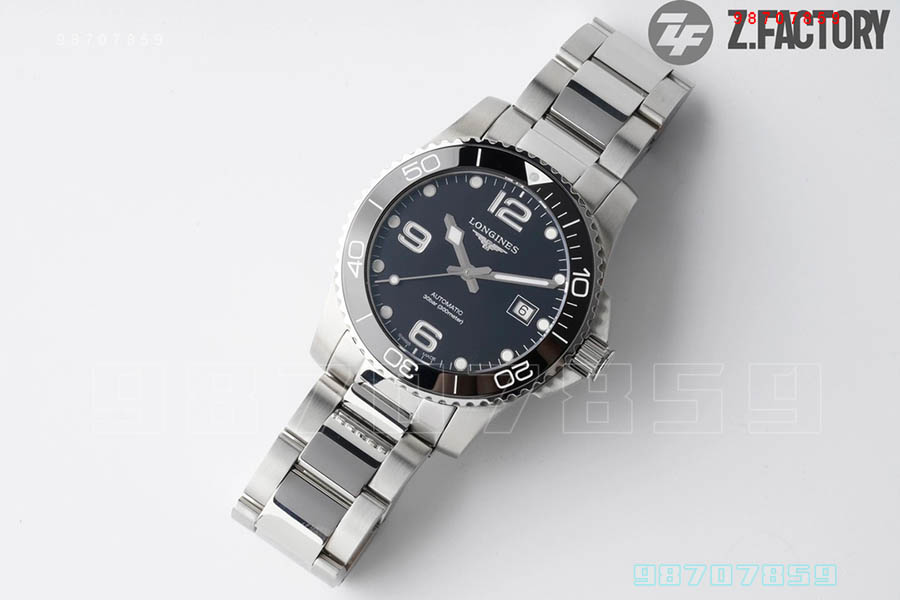 ZF厂浪琴康卡斯陶瓷圈复刻腕表做工细节评测-ZF厂手表怎么样