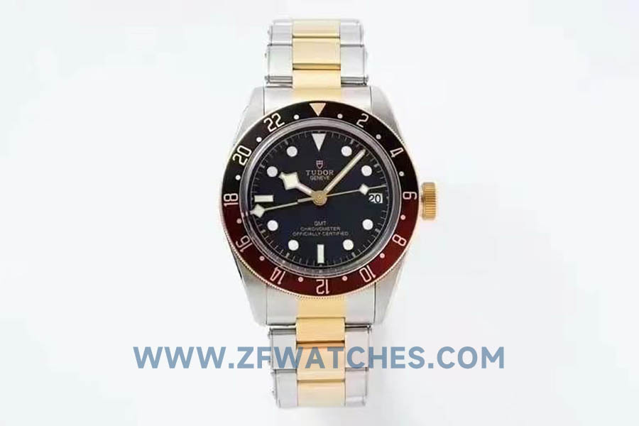 ZF厂帝舵碧湾系列M79833MN-0001腕表