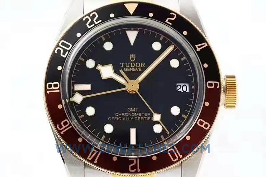 ZF厂帝舵碧湾系列M79833MN-0001腕表