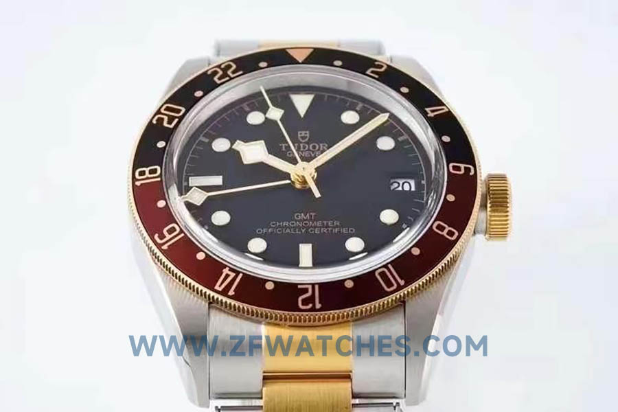 ZF厂帝舵碧湾系列M79833MN-0001腕表
