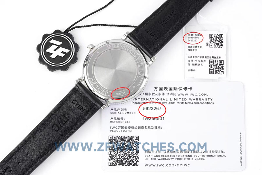 ZF厂万国表柏涛菲诺IW356501复刻手表