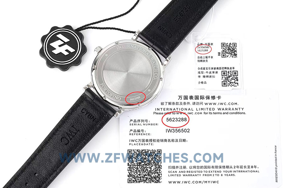 ZF厂万国表柏涛菲诺IW356502复刻手表