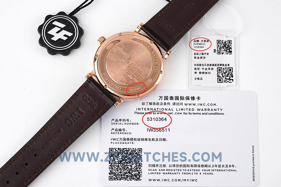 ZF厂万国表柏涛菲诺IW356511复刻手表