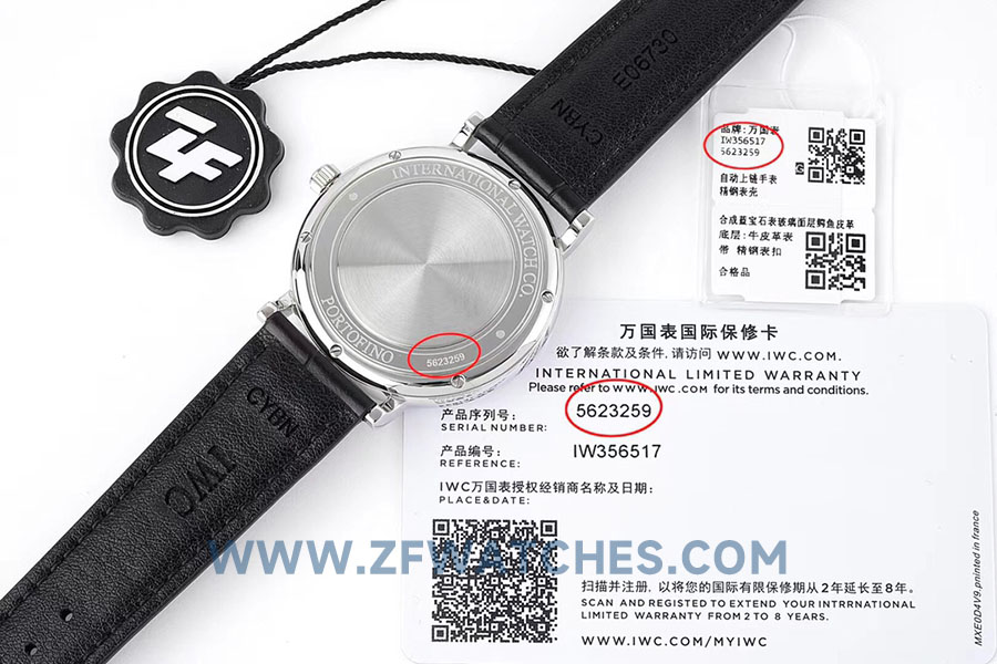 ZF厂万国表柏涛菲诺IW356517复刻手表